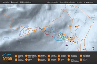 a screenshot of a map of the lufthansa at Elegant Hornindal Lodge with Breathtaking Scenery in Volda