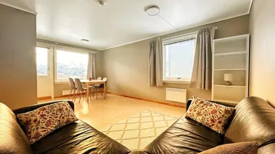 Gallery image of Bright & Cozy Apartment with Mountain View in Volda