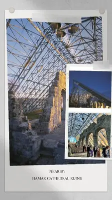 a collage of two photographs of a bridge at Romantic Getaway Hot Tub, Cinema & View in Stange