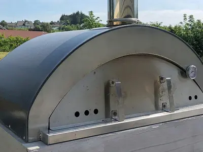 a metal pizza oven sitting on top at 10 person holiday home in Tornes I Romsdal in Tornes
