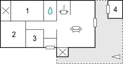 a schematic diagram of the experimental setup at Four-Bedroom Holiday Home In Rendalen in Rendalen