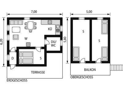 a floor plan of a house at Chalet Målsnes by Interhome in Balestrand