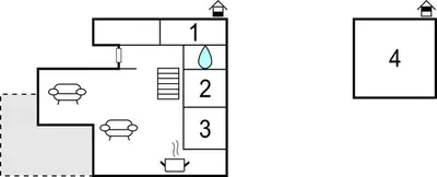 a block diagram of a reactor with four outputs at Stunning Home In Hemsedal With Kitchen in Hemsedal