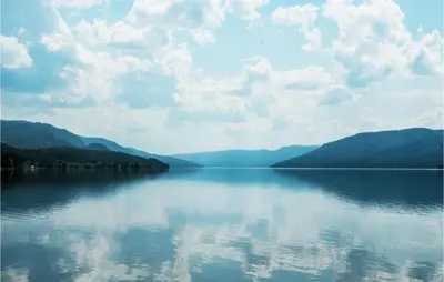 a view of a lake with mountains in the background at Lovely Home In Rendalen With Wifi in Rendalen