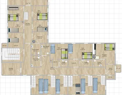 a floor plan of a building at Jønndalen Høyfjellseter in Uvdal