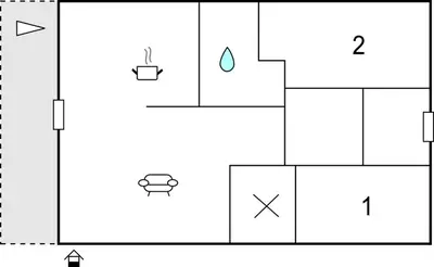 a block diagram of a block diagram of a block diagram at Beautiful Apartment In Årland With Wifi in Hålland
