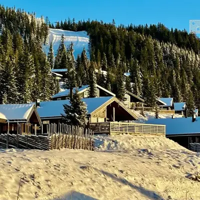 Modern sports cabin on Sjusjøen with sauna and waxing room