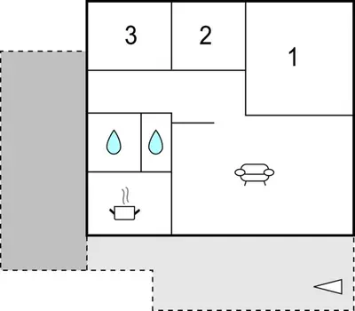 a block diagram of a periodic table with the number of electrons at Stunning Home In Sandvoll in Sandvoll