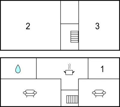 a block diagram of a laboratory with two diagrams at Holiday Home Nordtveitgrend Nedrevågen in Hjartåker
