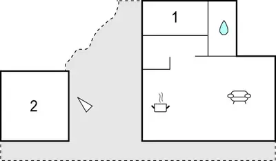 a diagram of a bottle with a diagram of the reaction of two liquids at Cozy Apartment In Straumsgrend in Bergen