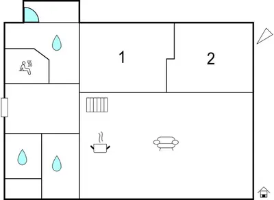 a block diagram of a block diagram of a house at Holiday Home Gålå Peer Gyntlia Iv in Gålå