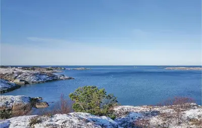 a view of a large body of water at Holiday Home Vallersund Nausthylla Haldorhamn in Valsøya