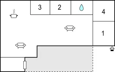 a block diagram of a block diagram of a buffer at Nice Home In Sjusjøen With Wifi in Sjusjøen