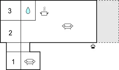 a block diagram of a block diagram of a flowchart at Stunning Home In Etnedal With Kitchen in Etnedal