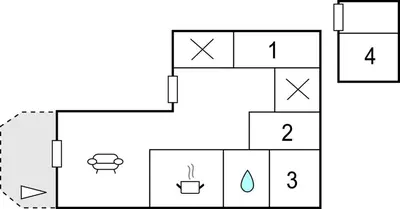 a block diagram of a periodic table of elements at Pet Friendly Home In Roan in Moen