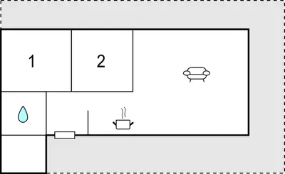 a diagram of a periodic table with a water molecule at Lovely Home In Smøla With Kitchen in Smøla