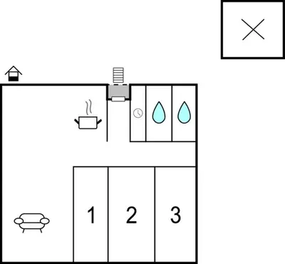 an image of a diagram of a bathroom at Holiday Home Haugastøl Xxxix in Haugastøl