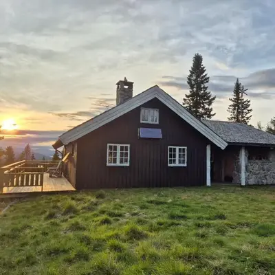 Cozy log cabin at beautiful Nystølsfjellet
